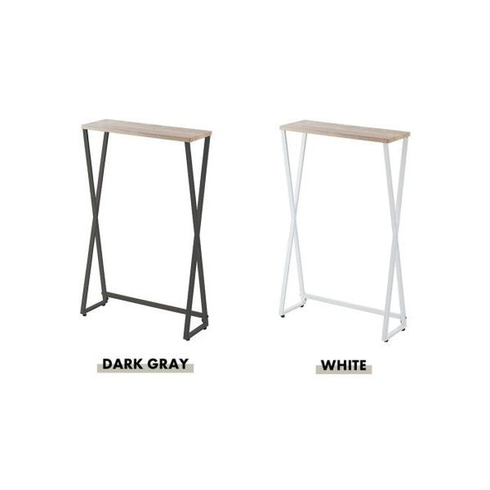 コンソール ダークグレー ホワイト W51×D19×H81  azu-mip-16の画像