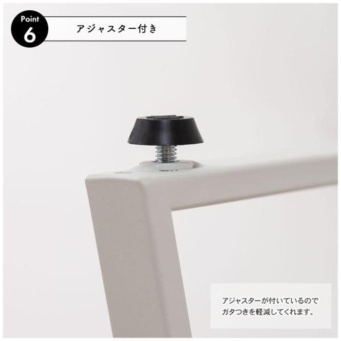 コンソール ダークグレー ホワイト W51×D19×H81  azu-mip-16の画像