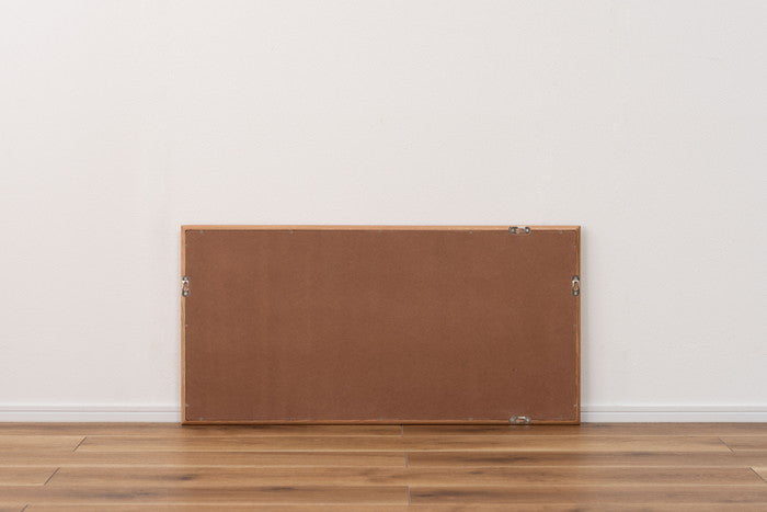 ウォールミラー 壁掛けミラー ナチュラル W80×D40×H3  azu-mtk-310の画像