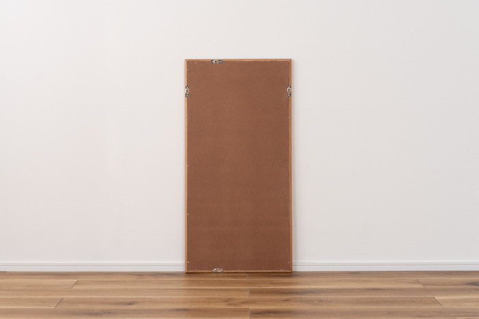 ウォールミラー 壁掛けミラー ナチュラル W80×D40×H3  azu-mtk-310の画像