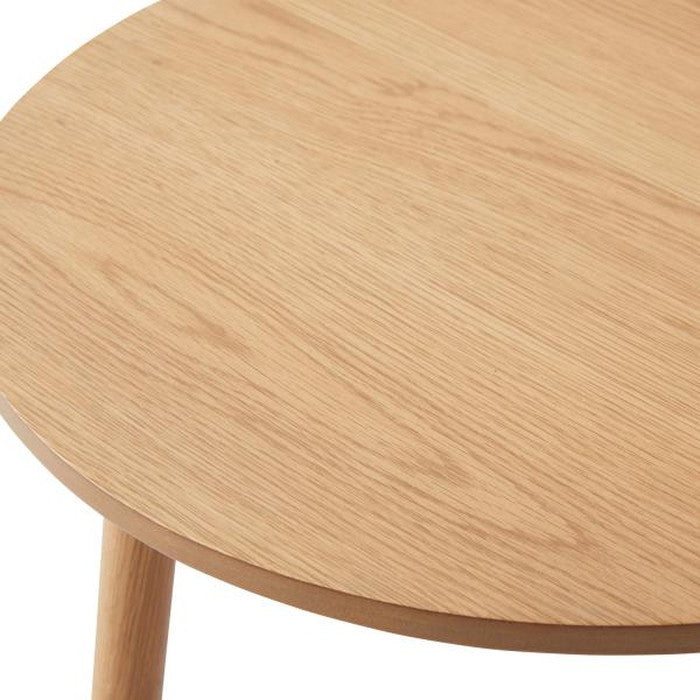 ラウンドテーブルL ナチュラル W70×D70×H36 円形 サイドテーブル ネストテーブル テーブル コンパクト シンプル ナチュラル 北欧 かわいい おしゃれ 丸型 ラウンド 木製 天然木 3本脚 インテリア 一人暮らし ソファ azu-mtk-322の画像