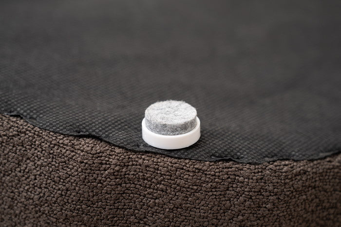 スツール ベージュ チャコールグレー グレージュ W30×D30×H32  azu-mys-604の画像