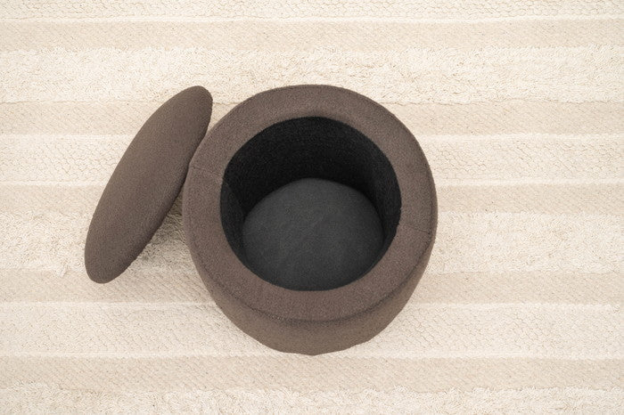 スツール ベージュ チャコールグレー グレージュ W30×D30×H32  azu-mys-604の画像