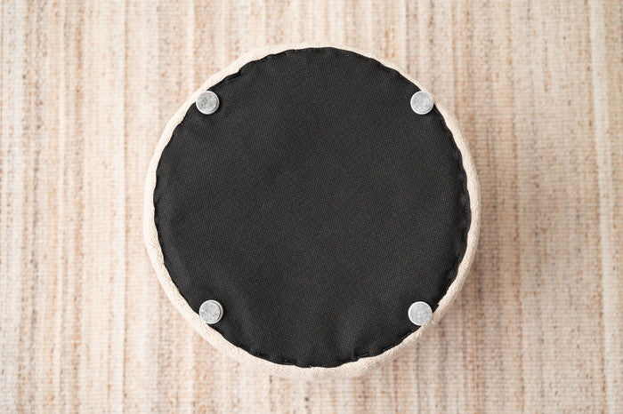 スツール ベージュ チャコールグレー グレージュ W30×D30×H32  azu-mys-604の画像