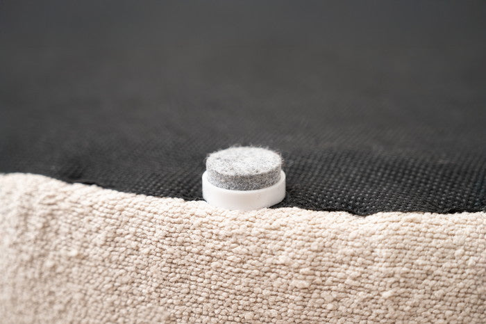 スツール ベージュ チャコールグレー グレージュ W45×D45×H37  azu-mys-605の画像