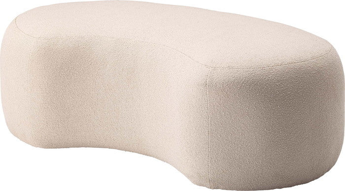 スツール ベージュ チャコールグレー グレージュ W100×D60×H33  azu-mys-606の画像