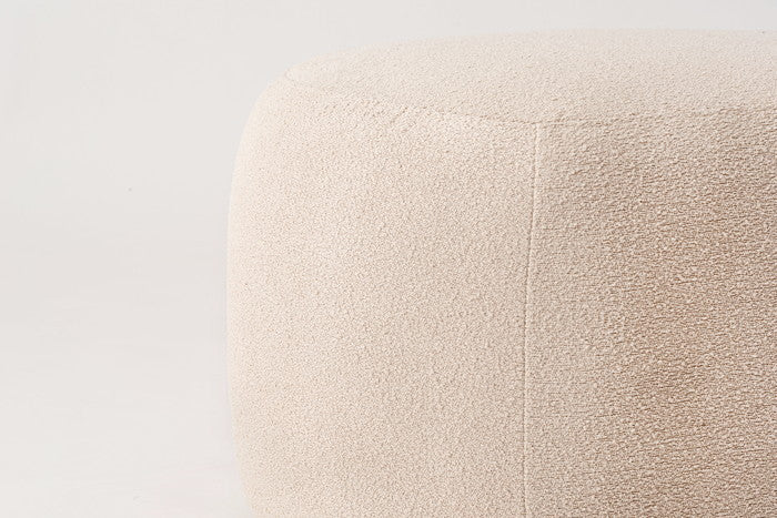 スツール ベージュ チャコールグレー グレージュ W100×D60×H33  azu-mys-606の画像