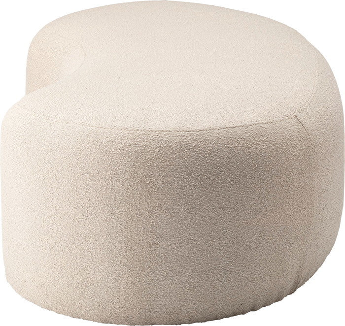 スツール ベージュ チャコールグレー グレージュ W100×D60×H33  azu-mys-606の画像