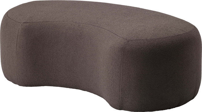 スツール ベージュ チャコールグレー グレージュ W100×D60×H33  azu-mys-606の画像