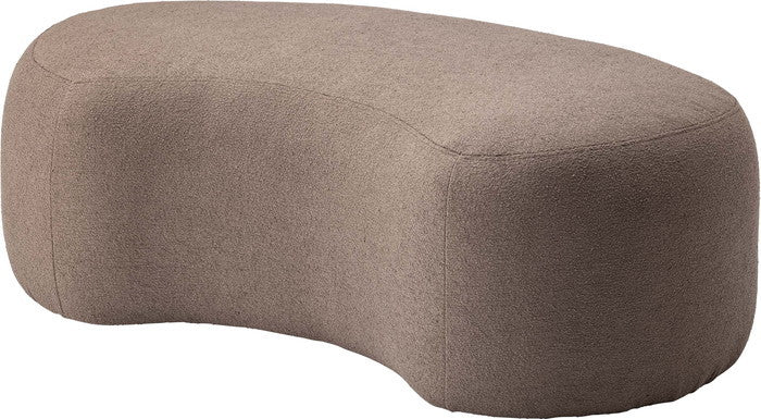 スツール ベージュ チャコールグレー グレージュ W100×D60×H33  azu-mys-606の画像