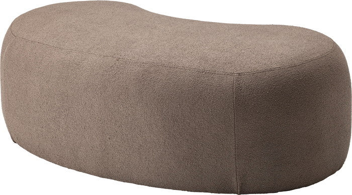 スツール ベージュ チャコールグレー グレージュ W100×D60×H33  azu-mys-606の画像