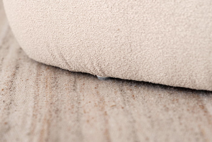 スツール ベージュ チャコールグレー グレージュ W60×D50×H33  azu-mys-607の画像