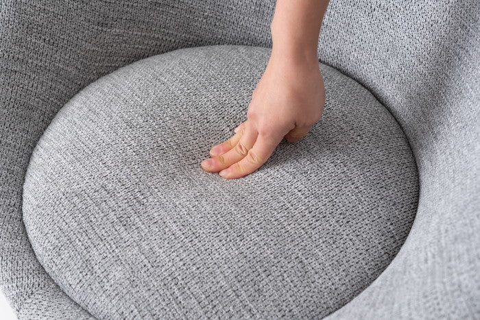 デスクチェア グレーブラウン ライトグレー W62×D63×H71~77×SH44~50  azu-mys-701の画像