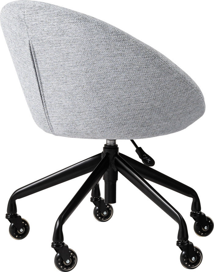 デスクチェア グレーブラウン ライトグレー W62×D63×H71~77×SH44~50  azu-mys-701の画像