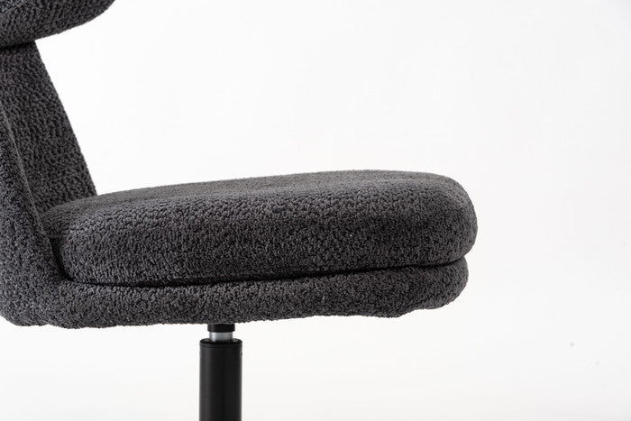 ラウンジチェア ダークグレー ライトグレー W55×D68×H80×SH40  azu-mys-702の画像