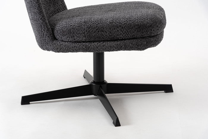 ラウンジチェア ダークグレー ライトグレー W55×D68×H80×SH40  azu-mys-702の画像