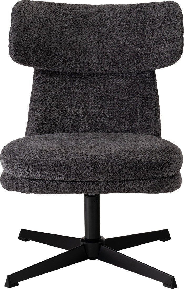 ラウンジチェア ダークグレー ライトグレー W55×D68×H80×SH40  azu-mys-702の画像