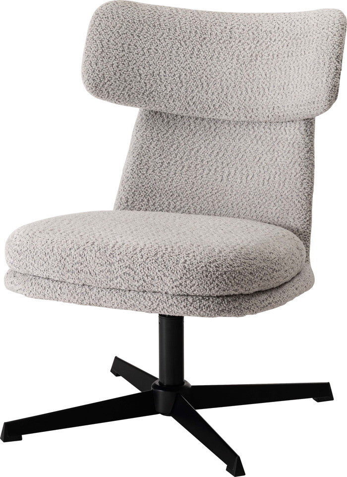 ラウンジチェア ダークグレー ライトグレー W55×D68×H80×SH40  azu-mys-702の画像