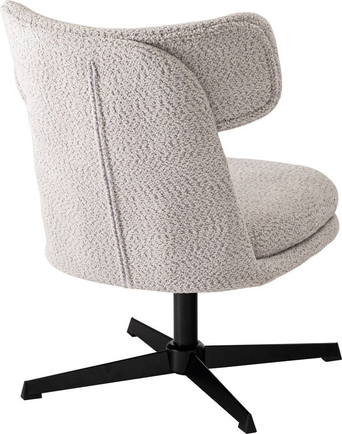 ラウンジチェア ダークグレー ライトグレー W55×D68×H80×SH40  azu-mys-702の画像