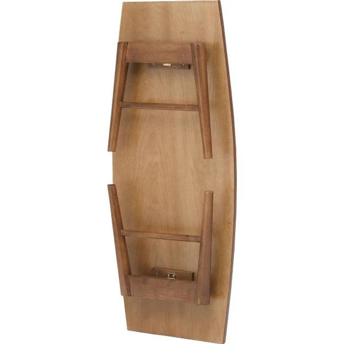 アポロ フォールディングテーブル ブラウン W105×D45×H38  折りたたみ 折り畳み azu-net-614の画像