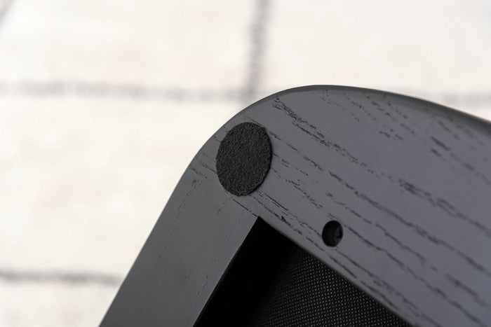 フロアチェア グレー ホワイト W56×D52×H34×SH7  azu-noc-53の画像