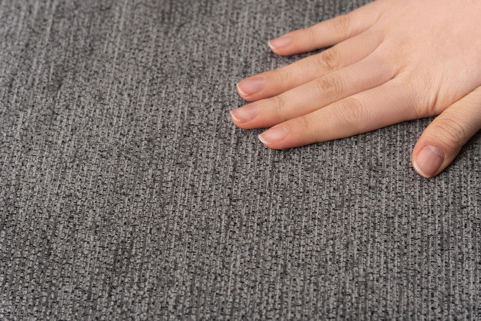 フロアチェア グレー ホワイト W56×D52×H34×SH7  azu-noc-53の画像