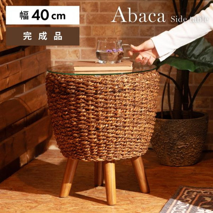 アバカ サイドテーブル W40×D40×H45  azu-nrs-551の画像