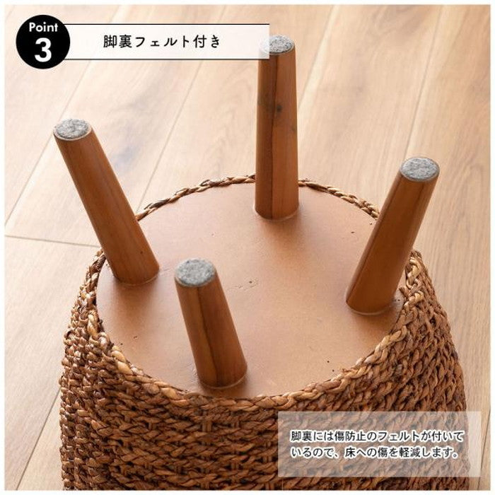 アバカ サイドテーブル W40×D40×H45  azu-nrs-551の画像