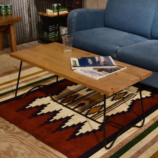 センターテーブル ナチュラル W100×D45×H40  azu-nw-111の画像