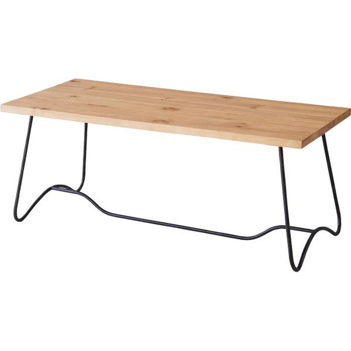 センターテーブル ナチュラル W100×D45×H40  azu-nw-111の画像