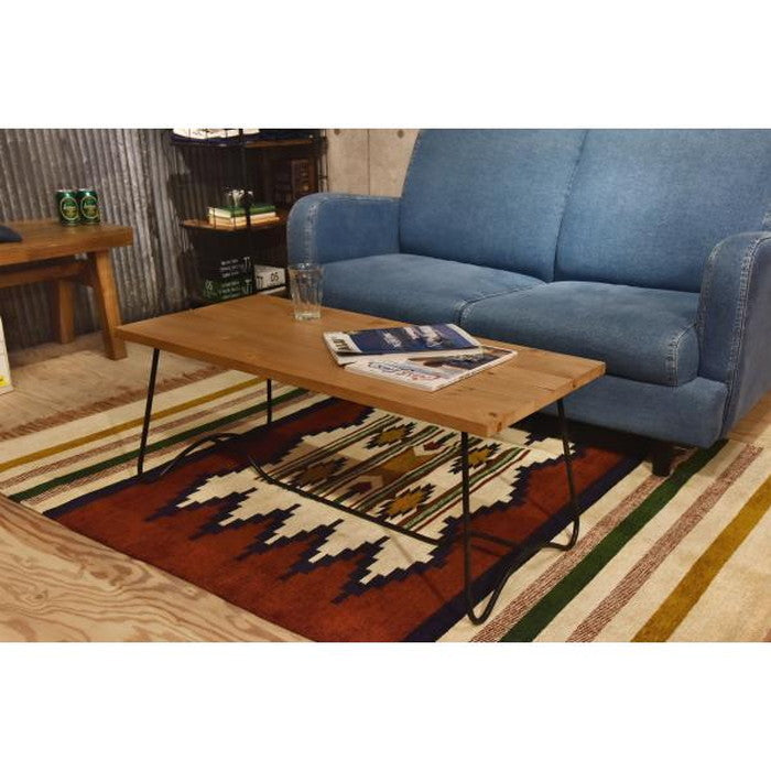 センターテーブル ナチュラル W100×D45×H40  azu-nw-111の画像