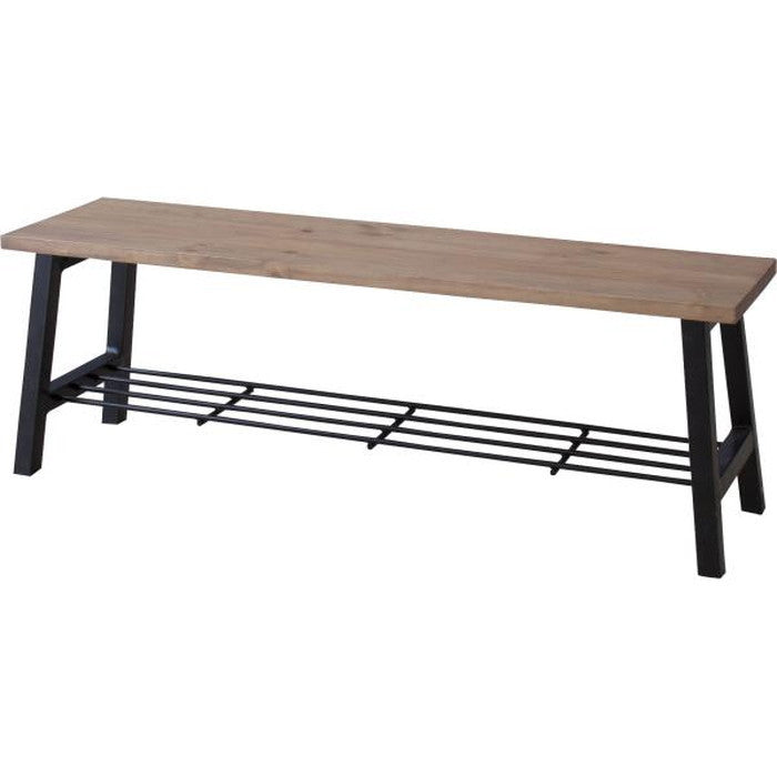 ローマン ベンチ ナチュラル W120×D32×H41  azu-nw-892の画像