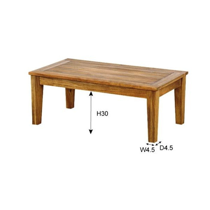 アルンダ センターテーブル ライトブラウン W90×D50×H38  azu-nx-701の画像