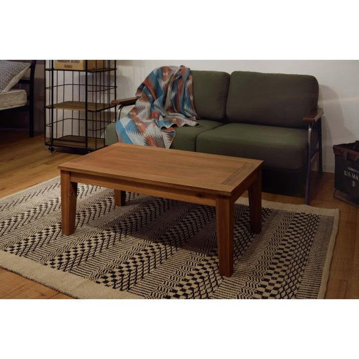 アルンダ センターテーブル ライトブラウン W90×D50×H38  azu-nx-701の画像