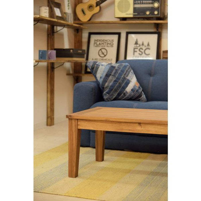 アルンダ センターテーブル ライトブラウン W90×D50×H38  azu-nx-701の画像