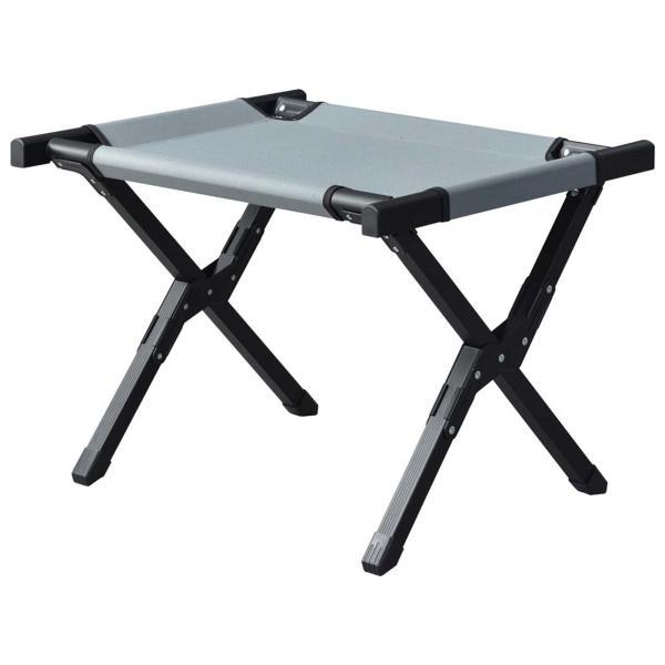 フォールディングラック＆スツール ブラウン グレー W61×D50×H43  折りたたみ 折り畳み azu-olc-623の画像