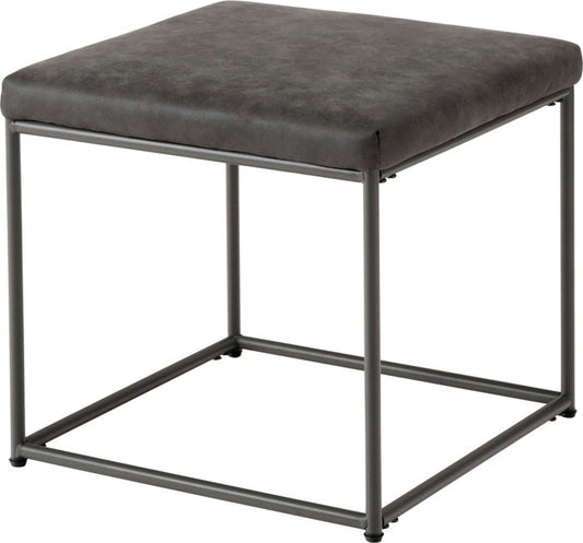 スツール ブラック キャメル W47×D47×H43  azu-pc-12の画像