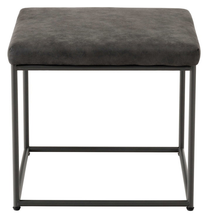 スツール ブラック キャメル W47×D47×H43  azu-pc-12の画像