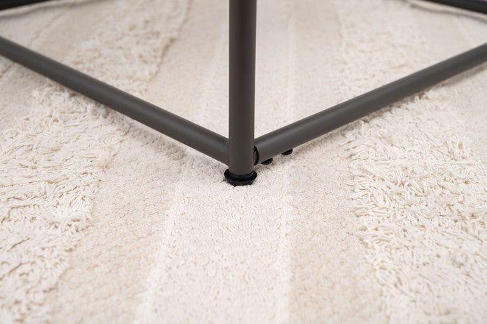 スツール ブラック キャメル W47×D47×H43  azu-pc-12の画像