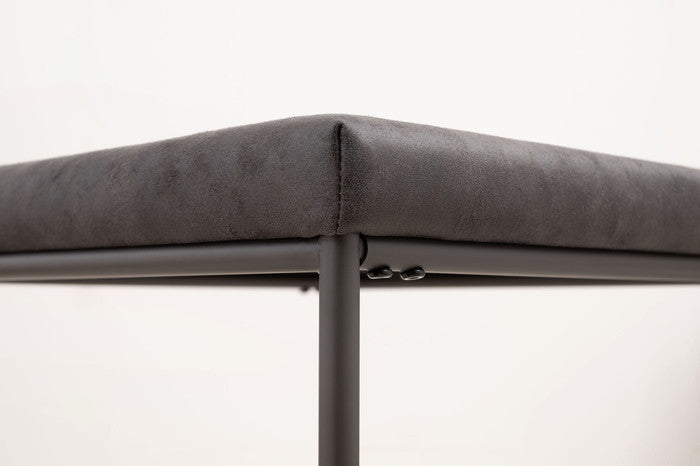 スツール ブラック キャメル W47×D47×H43  azu-pc-12の画像