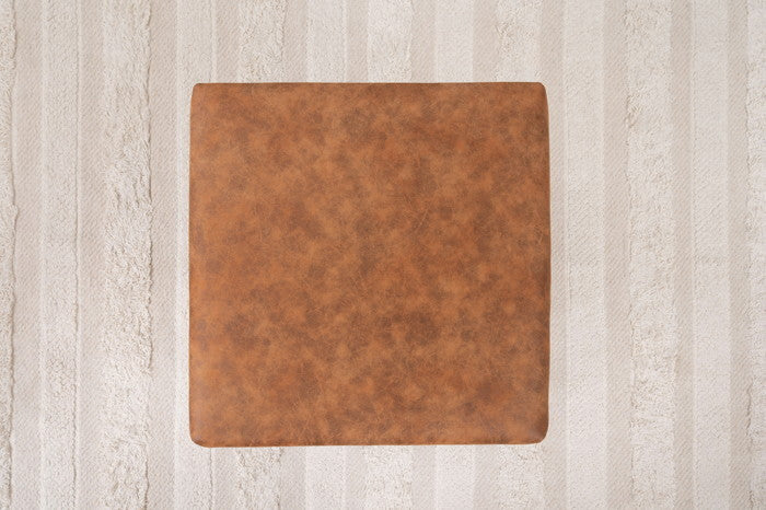 スツール ブラック キャメル W47×D47×H43  azu-pc-12の画像