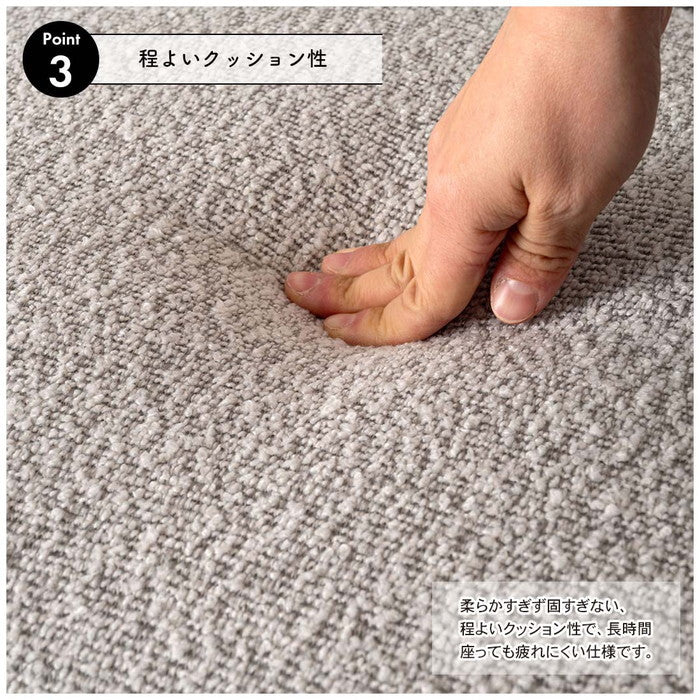 回転チェア ダークグレー ホワイト W49×D58×H84×SH49  azu-pc-181の画像