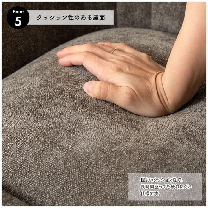 ハイチェア ダークグレー ライトグレー W50×D51×H89×SH66  azu-pc-266の画像