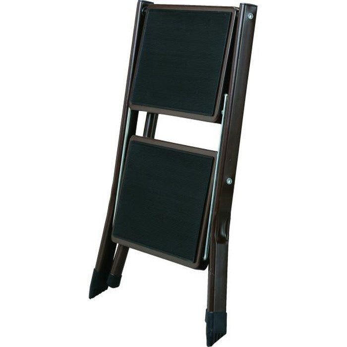 アシスタ 踏み台 ステップ台 ブラウン レッド ホワイト W42×D48×H43 折りたたみ時:W42×D5×H56  azu-PC-334の画像