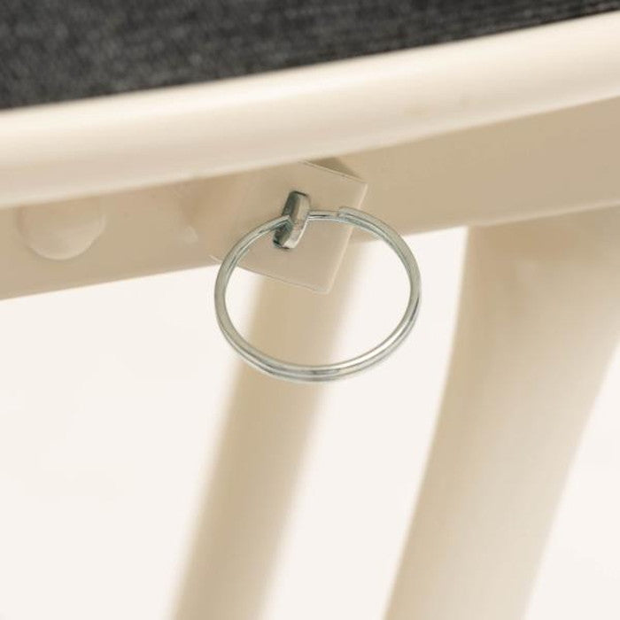 ロンダ ハイスツール ベージュ ダークグレー グリーン レッド スモークブラック イエロー W30×D31.5×H60 折りたたみ時:W30×D9×H80 スツール ハイスツール フォールディング 折りたたみ 椅子 いす イス チェア 腰掛け おしゃれ シンプル アームレス 肘なし 背もたれなし コンパクト 北欧 隙間収納 ロック付き azu-pc-34の画像