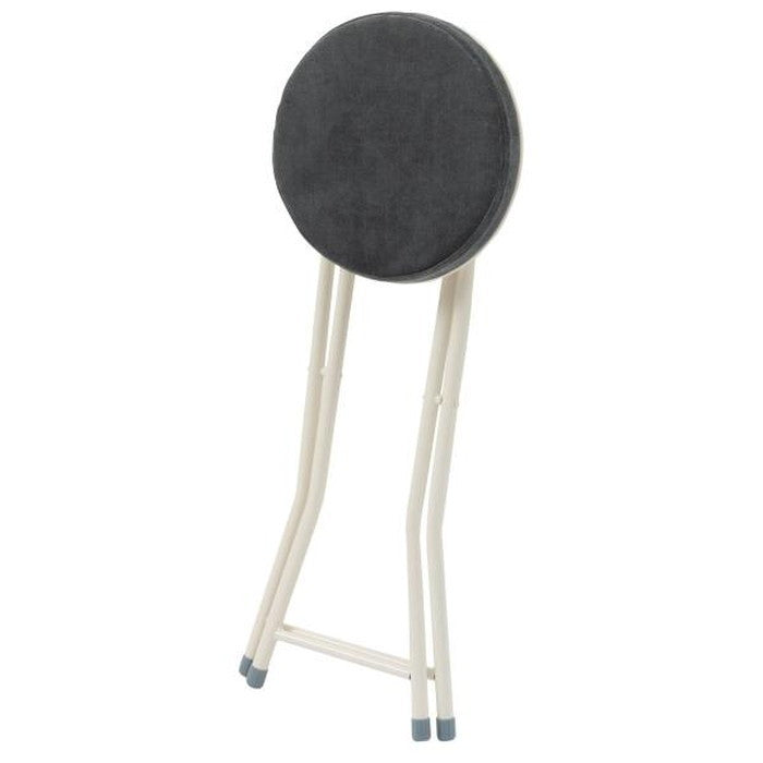 ロンダ ハイスツール ベージュ ダークグレー グリーン レッド スモークブラック イエロー W30×D31.5×H60 折りたたみ時:W30×D9×H80 スツール ハイスツール フォールディング 折りたたみ 椅子 いす イス チェア 腰掛け おしゃれ シンプル アームレス 肘なし 背もたれなし コンパクト 北欧 隙間収納 ロック付き azu-pc-34の画像