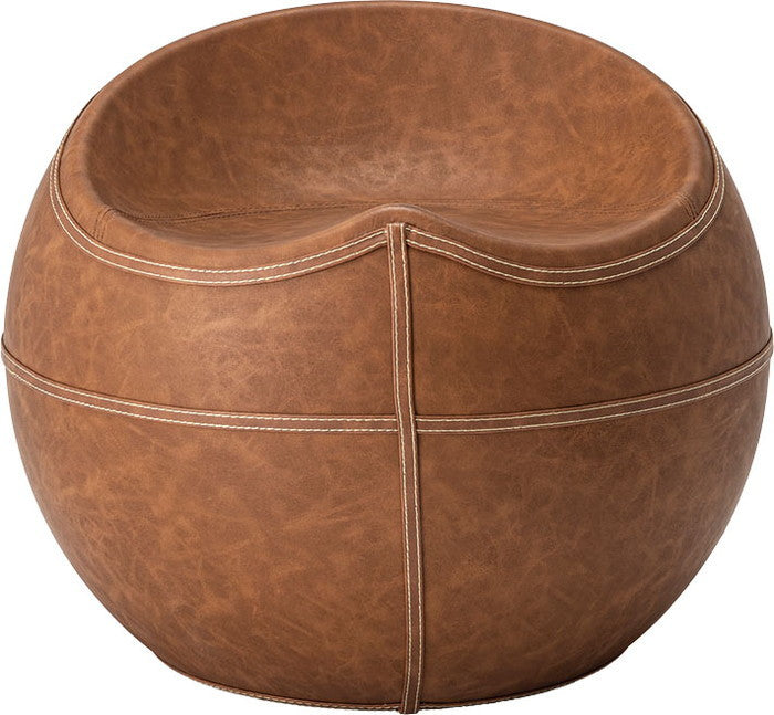 スツール ブラウン グレー W58.5×D59×H48×SH35  azu-pc-365の画像