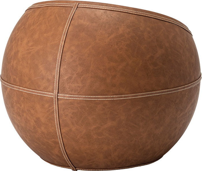 スツール ブラウン グレー W58.5×D59×H48×SH35  azu-pc-365の画像