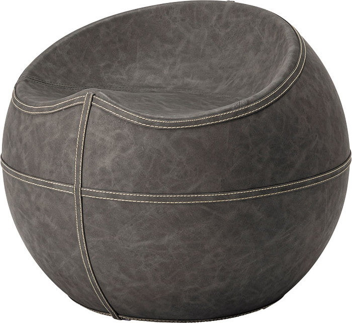 スツール ブラウン グレー W58.5×D59×H48×SH35  azu-pc-365の画像