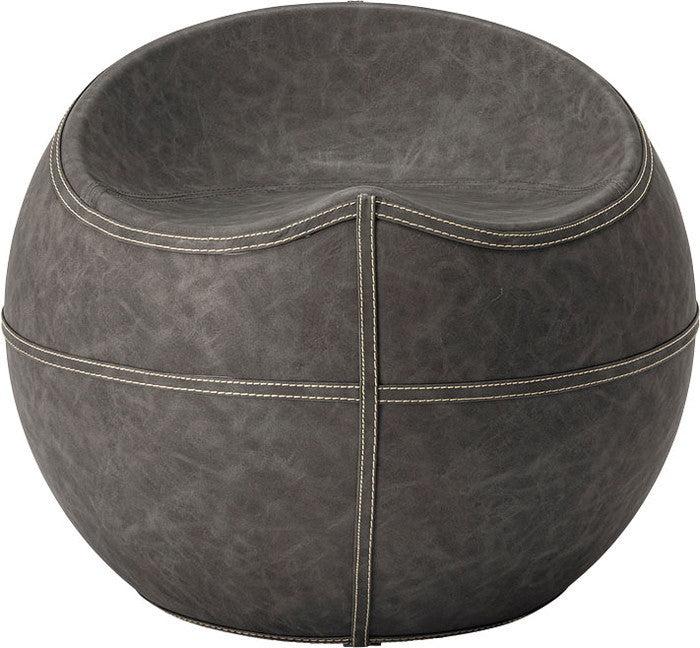 スツール ブラウン グレー W58.5×D59×H48×SH35  azu-pc-365の画像